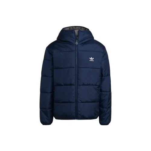 Adidas Originals Хлопковый пуховик Мужской Синий