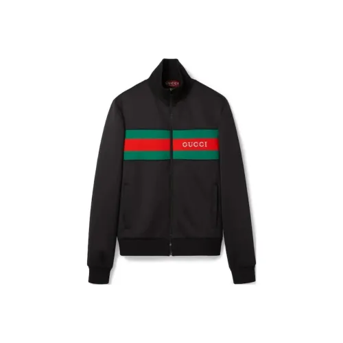 GUCCI SS24 Куртки и Пальто Мужской Черный