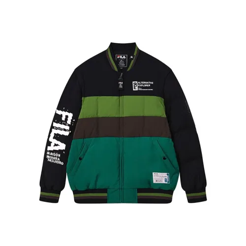FILA Глубокий Черный Мужской Пуховик