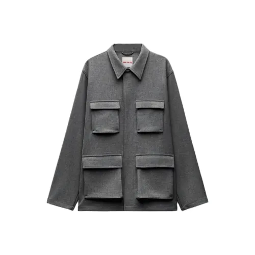 ZARA x Ao Yes SS25 Бизнес-костюм мужской серый