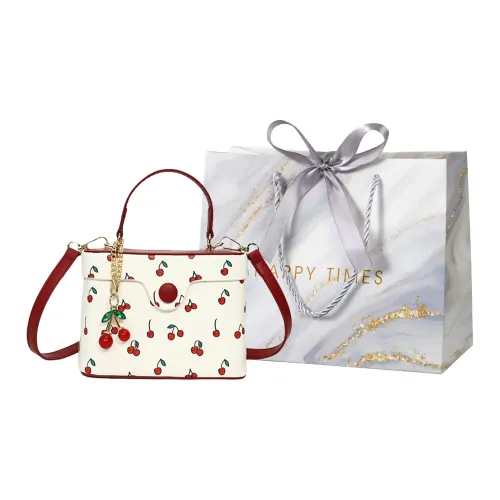 Miss Angel ПУ (полиуретан) Сумка через плечо Сумка Женская Белая Красная