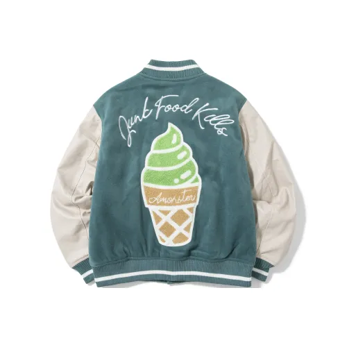 AMST Бейсбольная куртка Унисекс Мятно-зеленый