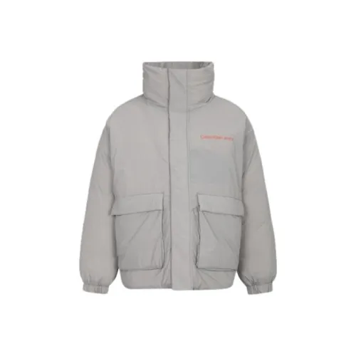 Calvin Klein Серый Мужской Пуховик