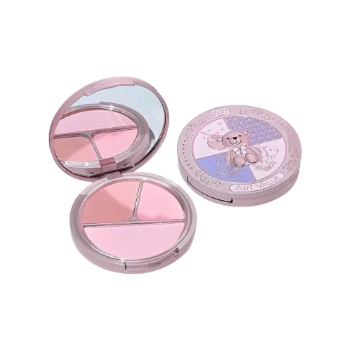 ART VALUE Bear Knight Румяна Smudge PROOF Легко смешиваемые корректирующий тон кожи