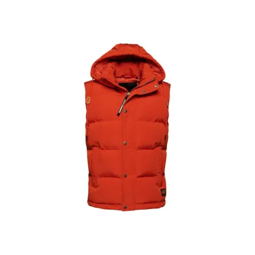 SUPERDRY Мужские жилеты оранжевого цвета