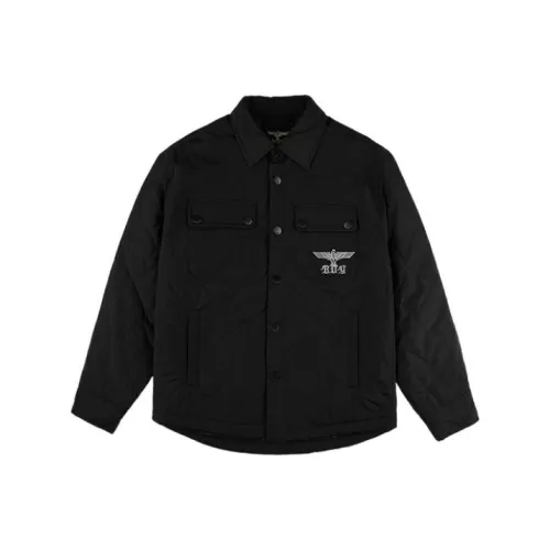 Boy London Хлопковый пуховик унисекс черного цвета