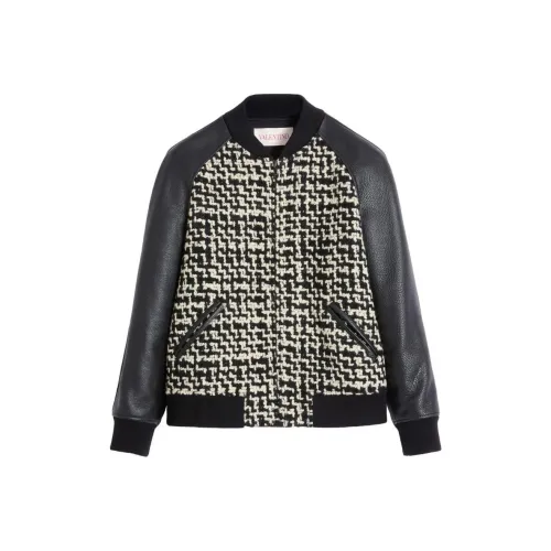 Valentino FW24 Куртки и Пальто Мужской Черный Белый