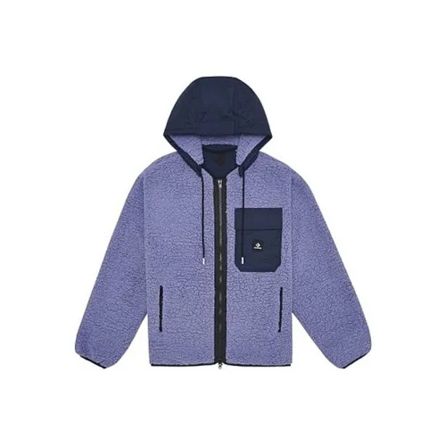 Конверс Фиолетовый Унисекс Бархатные Куртки