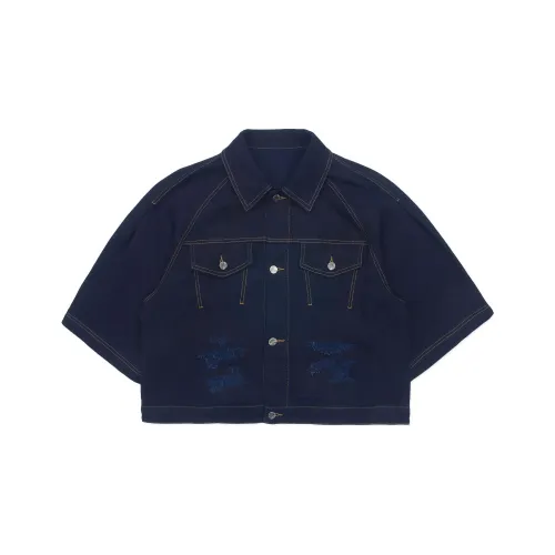 ADER ERROR Blue Men's Denim Jackets