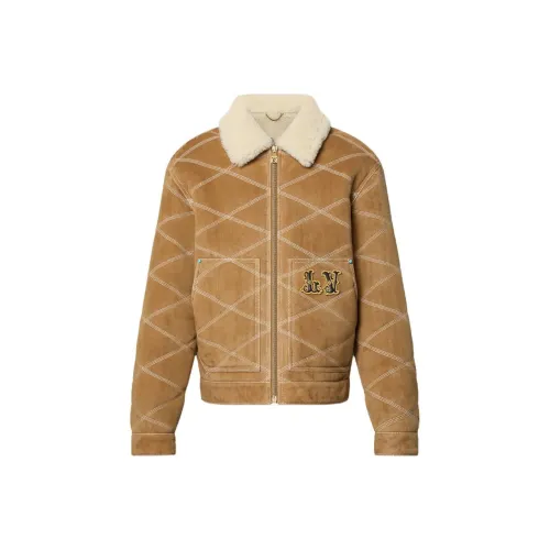 LOUIS VUITTON FW24 Куртки и пальто Мужской Бежевый