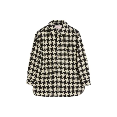Valentino FW24 Куртки и Пальто Мужской Белый Черный