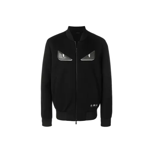 FENDI SS22 Бейсбольная куртка Мужская Черная