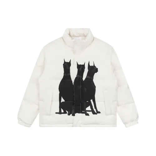 EMPTY REFERENCE Doberman Series Пуховая куртка Унисекс Экрю