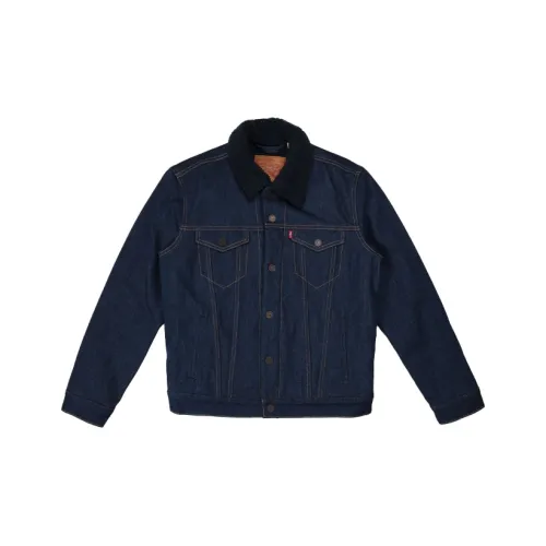 Levis Синий Мужской Бархат Куртка