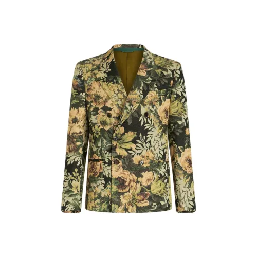 ETRO Зеленый Мужской Куртки