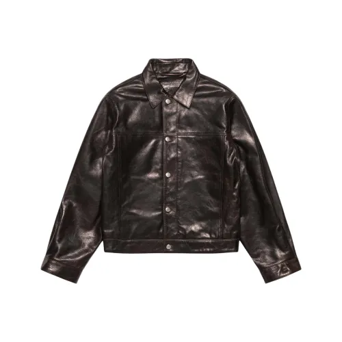 Stussy Праздника Темно-Коричневая Унисекс Куртка