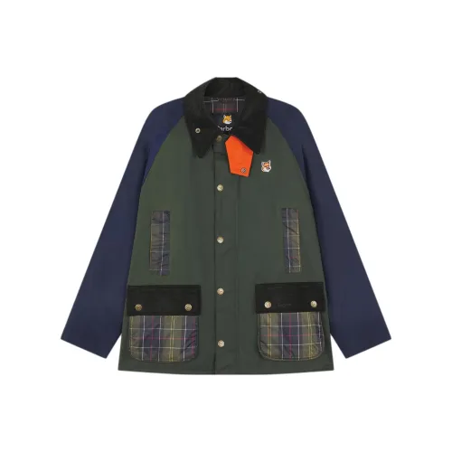 Maison Kitsune Зеленый Унисекс Куртки