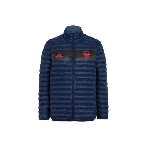 Adidas Темно-синий Синий Мужской Пуховик (Пуховые куртки)