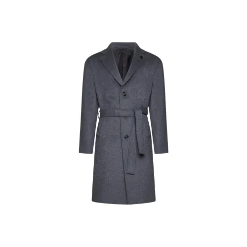 LARDINI Серый Мужской Пальто