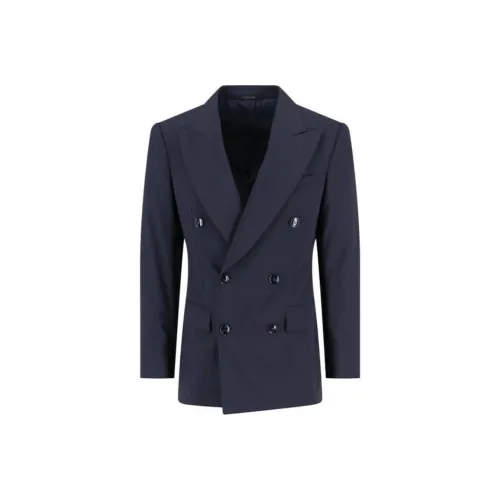 ARMANI Бизнес-костюм мужской синий