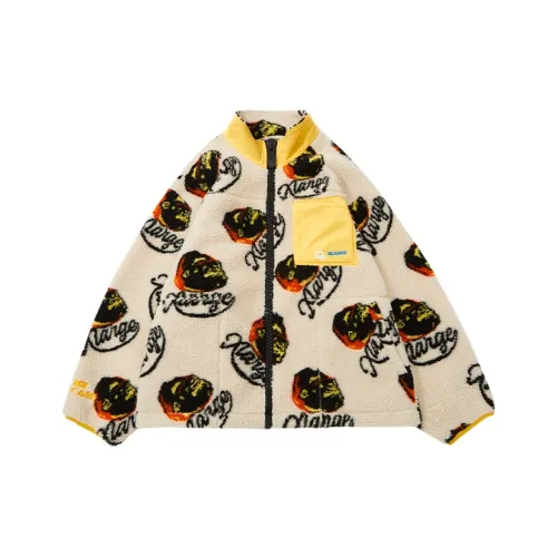 XLARGE Loose Fit Утолщенная Куртка Унисекс Бежевый