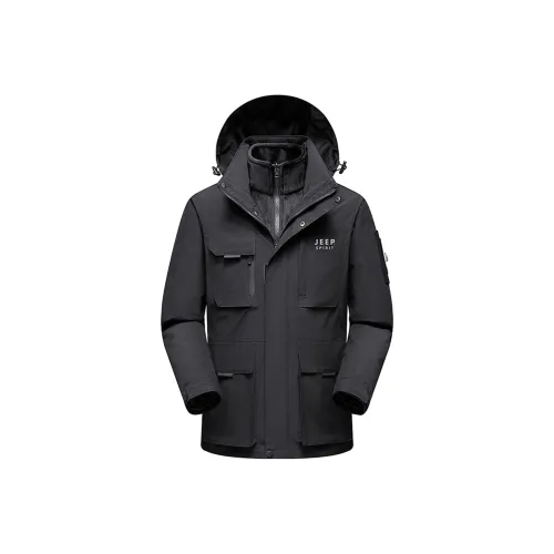 JEEP SPIRIT Городская жизнь Путешествие Коммутирование Водонепроницаемый и Ветрозащитный для сохранения тепла Ветровка Унисекс