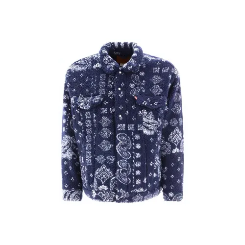 Levis Blue Men's Jackets Левис Синий Мужские Куртки