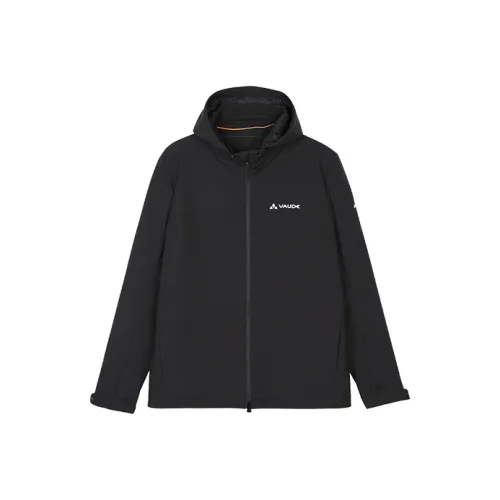 VAUDE Однотонный С капюшоном Пуховая куртка Мужская