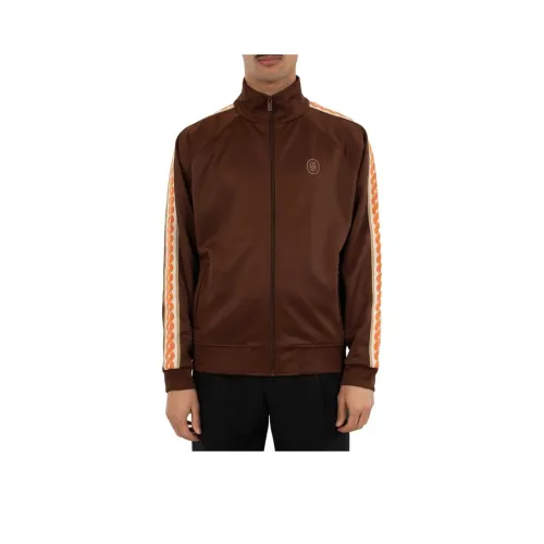 DROLE DE MONSIEUR Куртки и пальто унисекс коричневого цвета