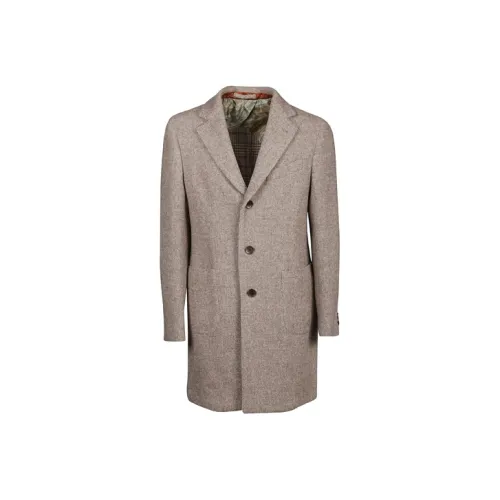 ETRO Коричневое Мужское Пальто