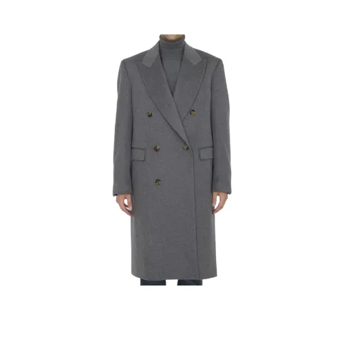 LARDINI Серый Мужской Пальто