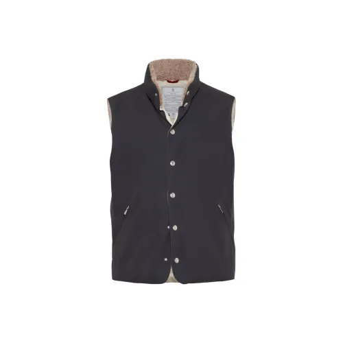 BRUNELLO CUCINELLI Жилет Мужской Антрацит