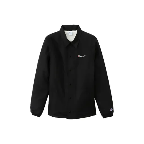 Champion Velvet Feel Coat Японская версия Унисекс Черный