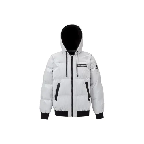 Moose Knuckles Light Gray Men's Down Jackets Moose Knuckles Светло-серый Мужские Пуховики