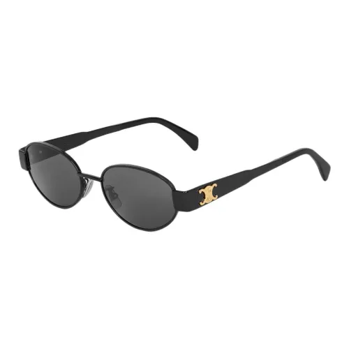 CELINE OVAL SUNGLASSES Женские Черный