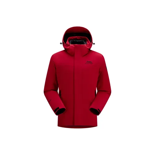 Jeep Водонепроницаемый Ветрозащитный Дышащий Устойчивый к истиранию Термическая ветровка Унисекс