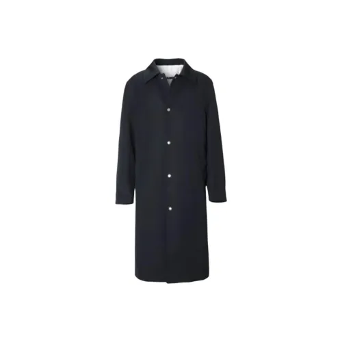 JIL SANDER Мужское черное пальто