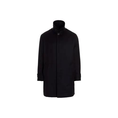 Brioni Черное Мужское Пальто