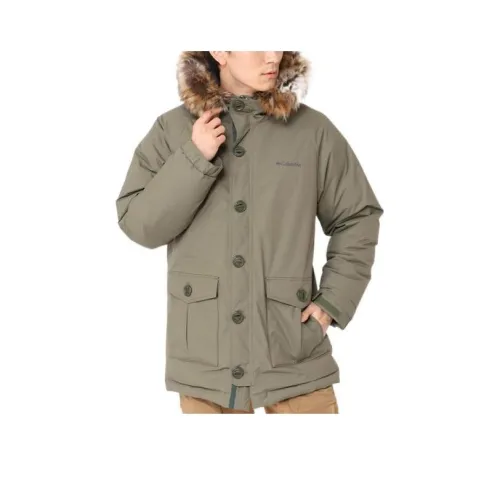Columbia Down Jacket Unisex Green