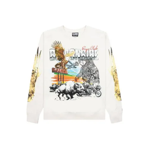 BILLIONAIRE BOYS CLUB CO-TITLED Свитшот Унисекс Белый