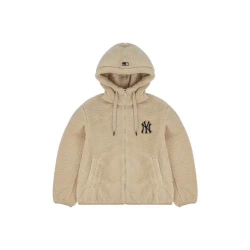 MLB Нью-Йорк Янкис Песочный коричневый Унисекс Бархатные куртки
