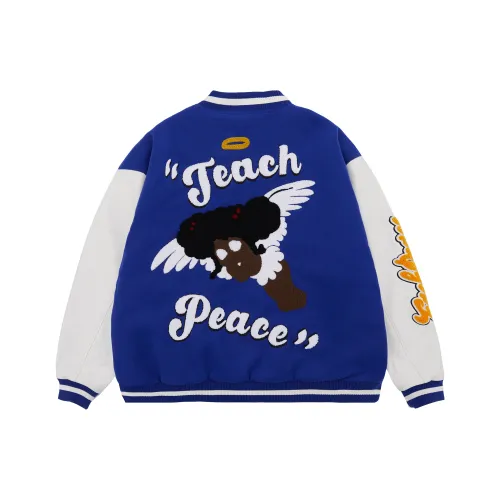 Teach Peace Бейсбольная куртка Унисекс