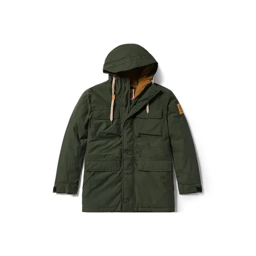 Timberland Пуховик Мужской Дорожная Сумка Зеленый