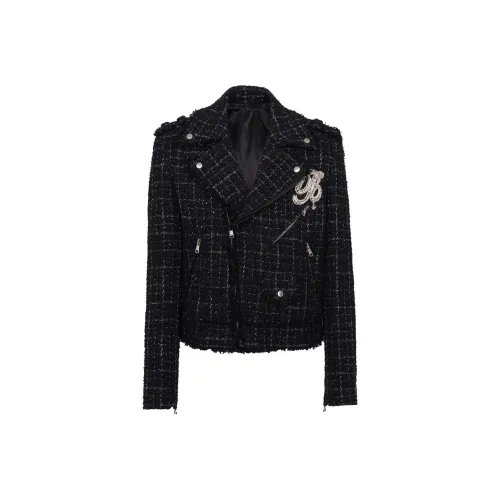 BALMAIN Мужские черные куртки