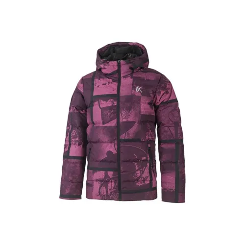 ANTA Basketball Collection Пуховик Мужской Curtain Красный