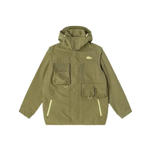 LACOSTE Army Green Мужские Куртки