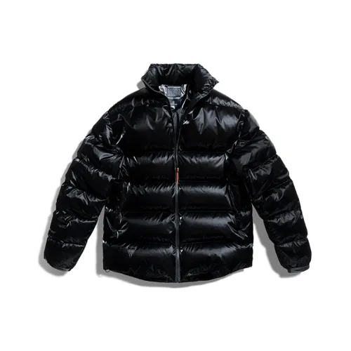 Пуховик мужской текстура черная