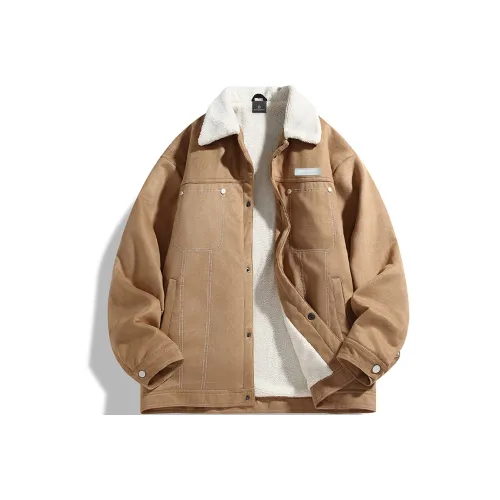 BRYAN JIMENEZ Куртки и Пальто Унисекс Кофейный