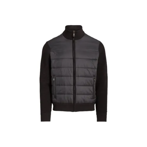 Polo Ralph Lauren Hybrid Full Zip Свитер Куртки Пальто Мужской Черный