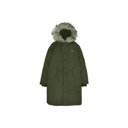 New Balance Пуховая куртка Мужская Армейский зеленый